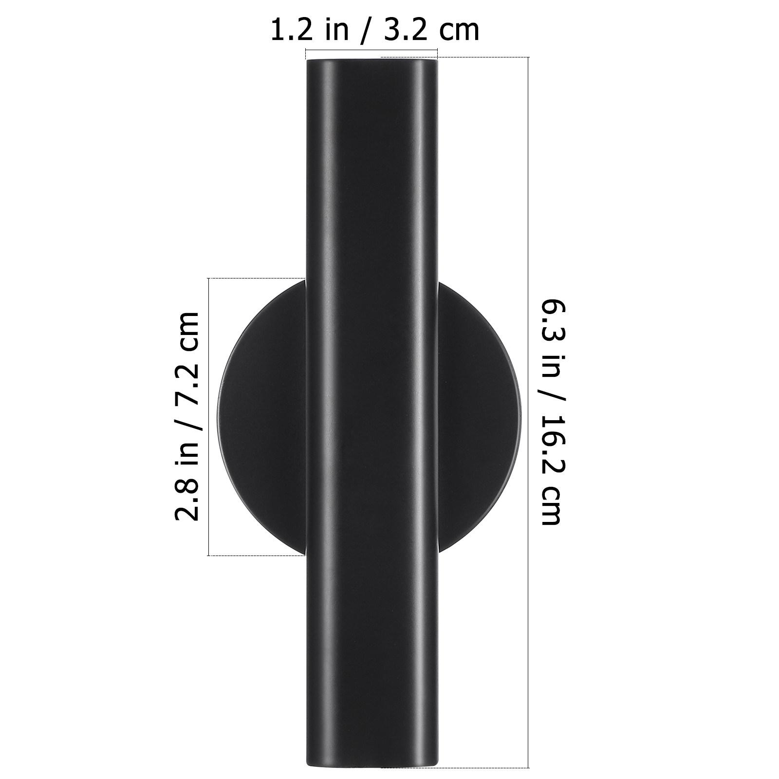 

Wall Mounted Metal Vase Chic Flower Holder for Home Wedding Party Decor Wall Flower Tube for Fresh Artificial Flowers чёрный