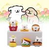Charming Pvc Line Dog Figurine Set Of Six Perfect For Afternoon Tea Decor And Gifts