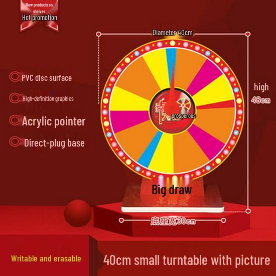 Tombolové kolo pro mateřskou školu - Zábavná otočná hra a učební pomůcka