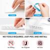 AHASTYLE WG144 3Pcs Silicone Cable Clip Organizer 3/5/7 Hole Set Wire Management System