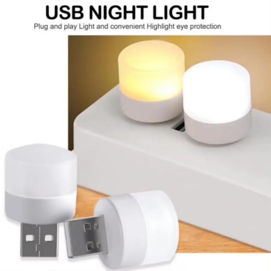 5Pcs 5V Super Bright LED Eye Protection Book Light Mini USB Plug Lamp Computer Mobile Power Charging USB Bulb Small Night Light