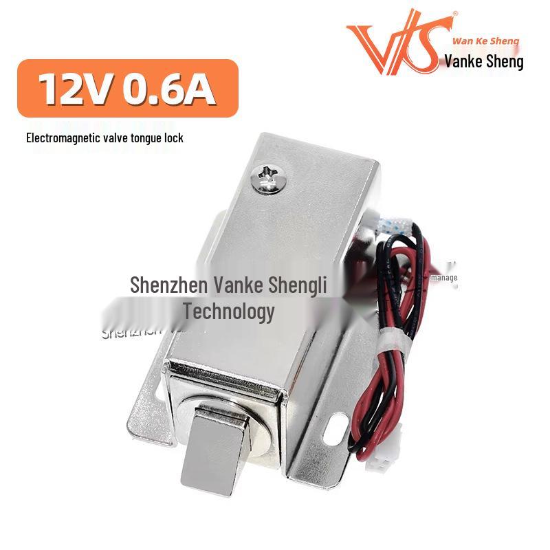 Kompaktní elektromagnetický solenoidový zámek DC 12V LY-03 - Elektronický západkový šroub na dveře skříně