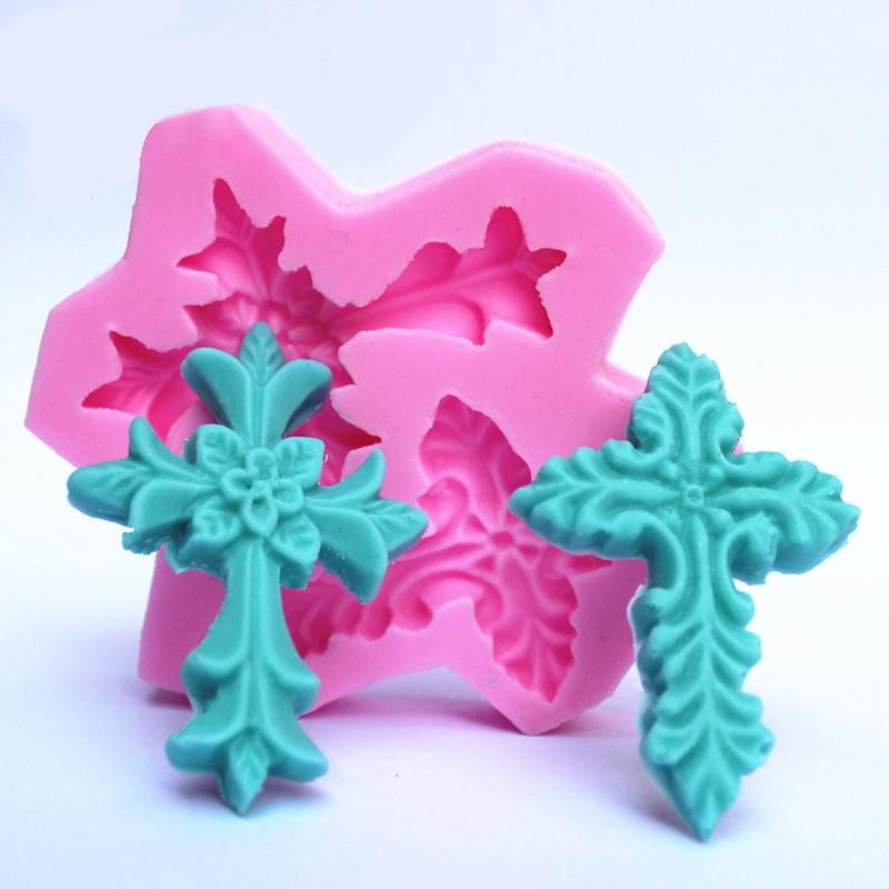 Cross Shape Silicone Fondant Mould Cake Decorating Chocolate Mold Sugarcr Cross Shape Silicone Fondant Mould Cake Decorating Chocolate Mold Sugarcr