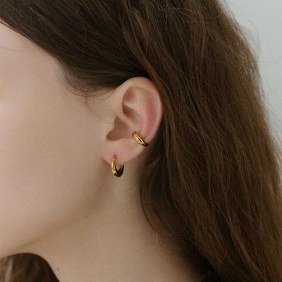 NORMALLEE [Silver 925] Water Drop Ear Cuff