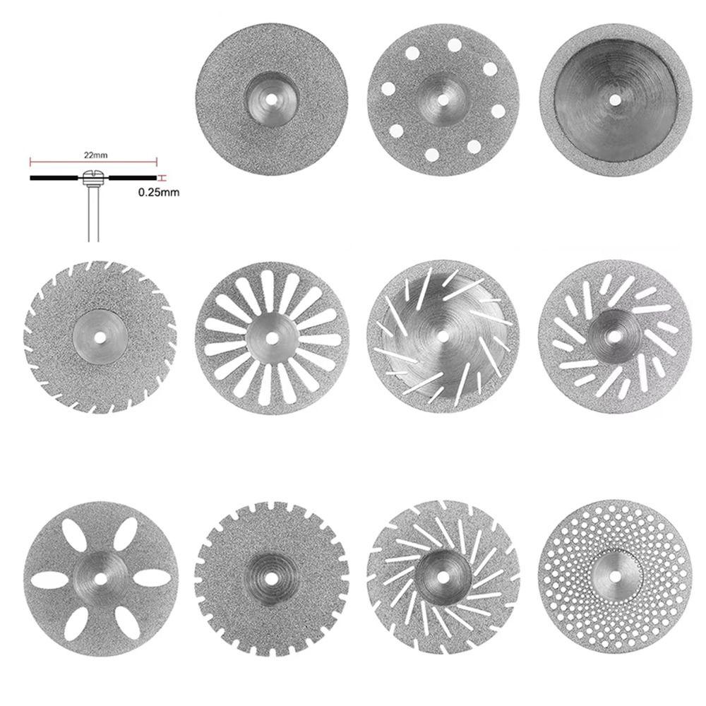 1pc Ultra-thin Dental Diamond Disc Disks Grit Cutting Disc Tool for Polishing and Contouring