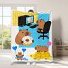 Capybara Blanket Gifts, Capybara Blanket for Girls Kids, Capybara Gifts for Girls Women, Just a Girl Who Loves Capybara Blanket