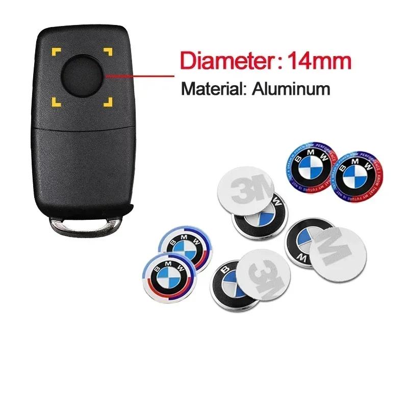 11/14mm Samolepky s logem na klíče od auta Logo na klíčovou dírku auta Nálepky Pro BMW 50. Kith GT G30 G20 G05 G11 E48 F30 F10 E90 F20 E46 X3 X6 E93