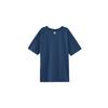 Adidas Originals Trefoil Big Logo Print Short Sleeve T-Shirt Men Tops Blue FM9902