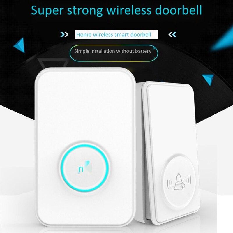 Buy Wireless Doorbell Smart Home Doorbell 433.92MHZ Frequency Long-Distance  Wall Caller Doorbell at affordable prices — free shipping, real reviews  with photos — Joom