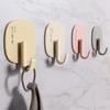 Without Damage Adhesive Wall Hook Portable Without Nail Picture Hangers Waterproof Reusable for Home and Office