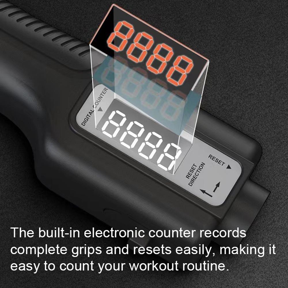 LCD Display Hand Grip Strengthener Arm Muscle Strength Trainer Hand Grip Strength Training