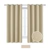 Nordics Full Blackout Solid Color Curtain With Polyester Fabric For Living Room And Bedroom Windows