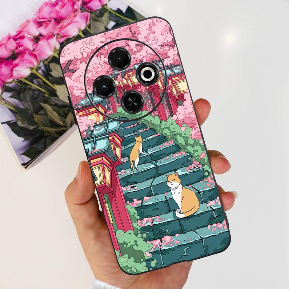 For Tecno Spark 30C Phone Case Spark30C 4G KI5 KI5n Elegant Printing Soft Silicone TPU Cases