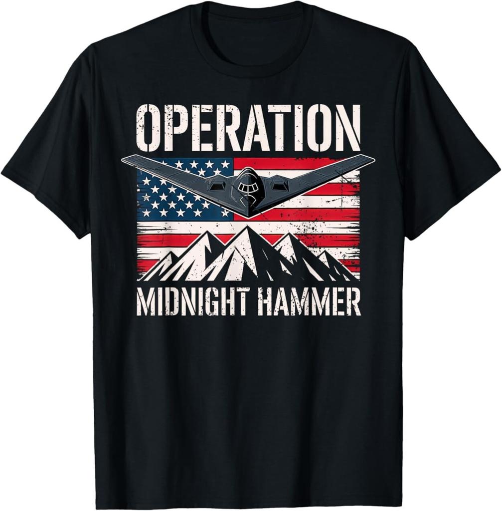 Operation Midnight Hammer - USA Flag Midnight Hammer T-Shirt