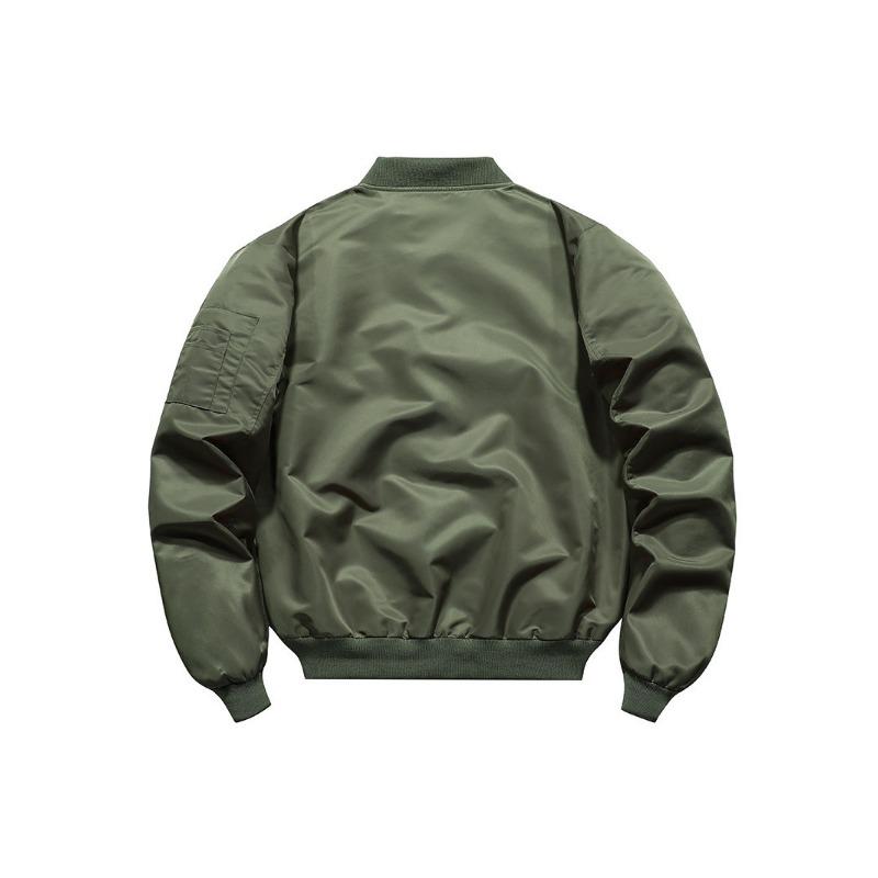 Spring New Air Force MA1 Pilot Jacket American Baseball Collar Jacket Fashionable and Versatile Casual Men's Jacket