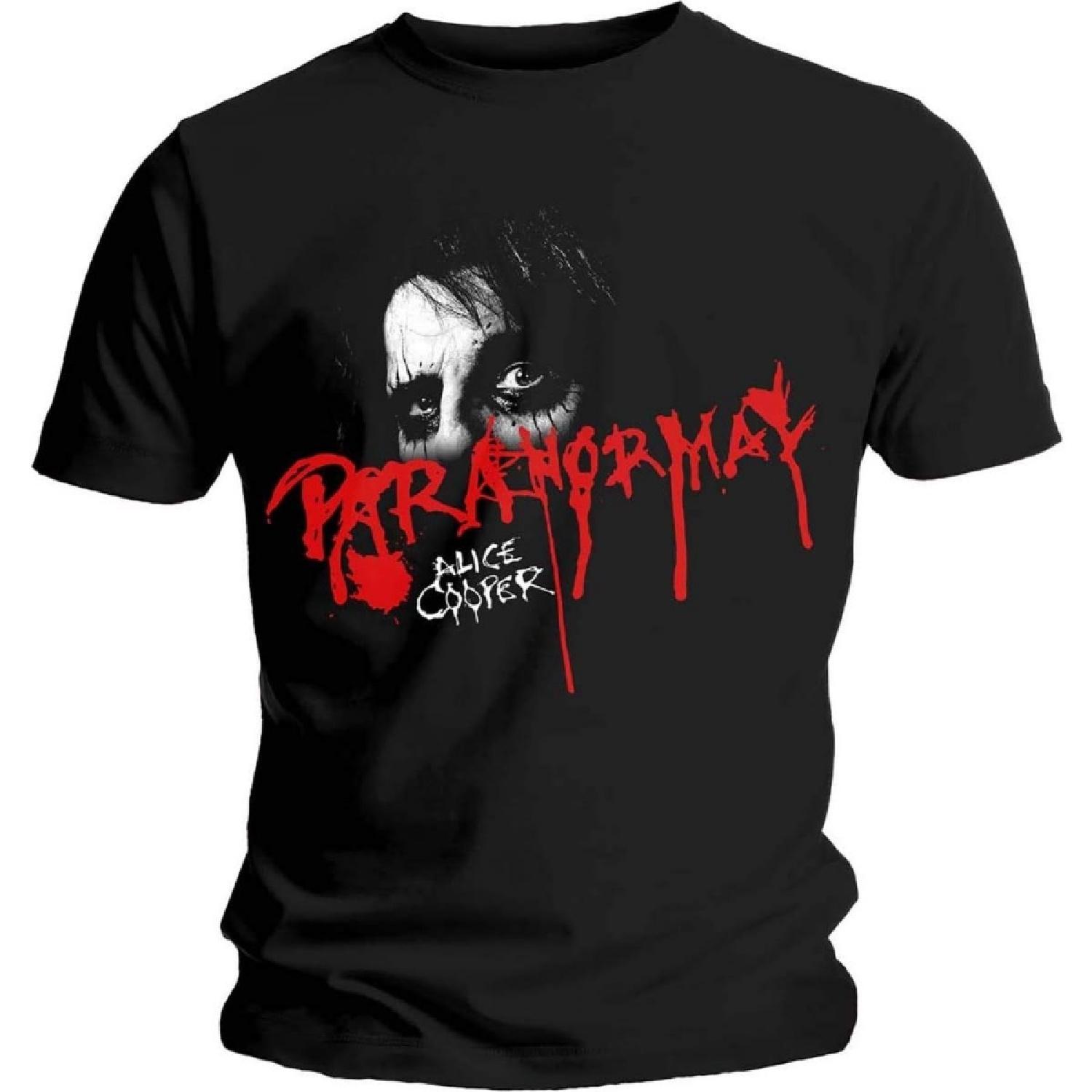 Rock Off Alice Cooper Paranormal Eyes Official Tee T-Shirt Mens Unisex (Medium) Black XXXXXL разноцветный
