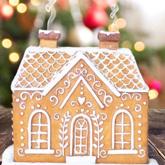 Kar Evi Tütsü Brülör Çıkarılabilir Taban Katı Reçine Kütük Kabin Tütsü Konisi Tutucu Masaüstü Süsleme Oturma Odası Ofis Ev Dekorasyon Doğum Günü Hediyesi