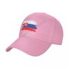 Gorra de Béisbol Bandera de Eslovaquia Fresca Aficionados Eslovacos Sombrilla Salvaje con Visera Ajustable Gorras de Exterior para Mujeres Unisex