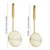 Stainless Steel Spider Strainer Skimmer Easy to Clean Long Handle for Home Kitchen Frying Food Pasta Vegetable Draining