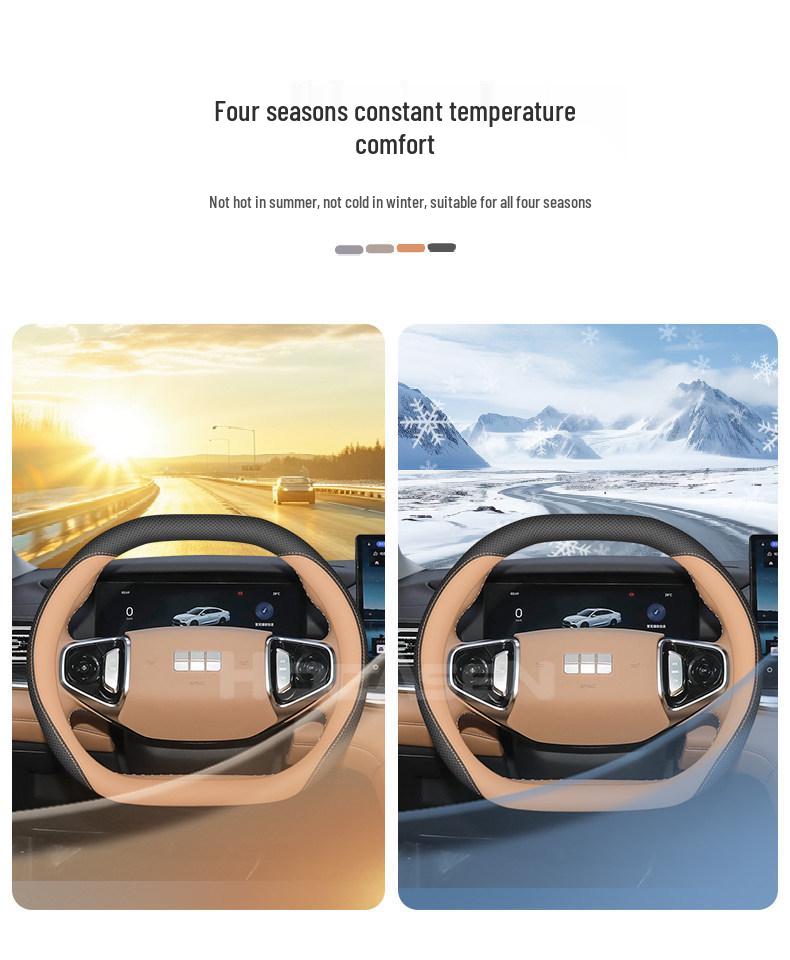 Geely Galaxy Starshine 6 Steering Wheel Ultra-Thin Anti-Slip Cover: All-Season, Decorative, Protective.
