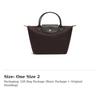 Longchamp Bolso Tote Pliage Green de Lona Reciclada Pequeño para Mujer Color Moca 1621919002