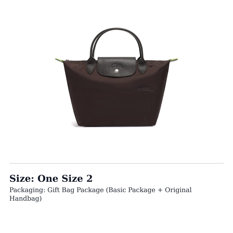 Longchamp Bolso Tote Pliage Green de Lona Reciclada Pequeño para Mujer Color Moca 1621919002