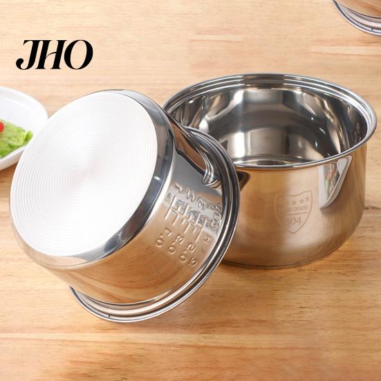 Rugged Stainless Steel Inner Lid Rice Cooker Pot Replacement High Volume House Liner for Steaming Stewing Slow Simmering Part