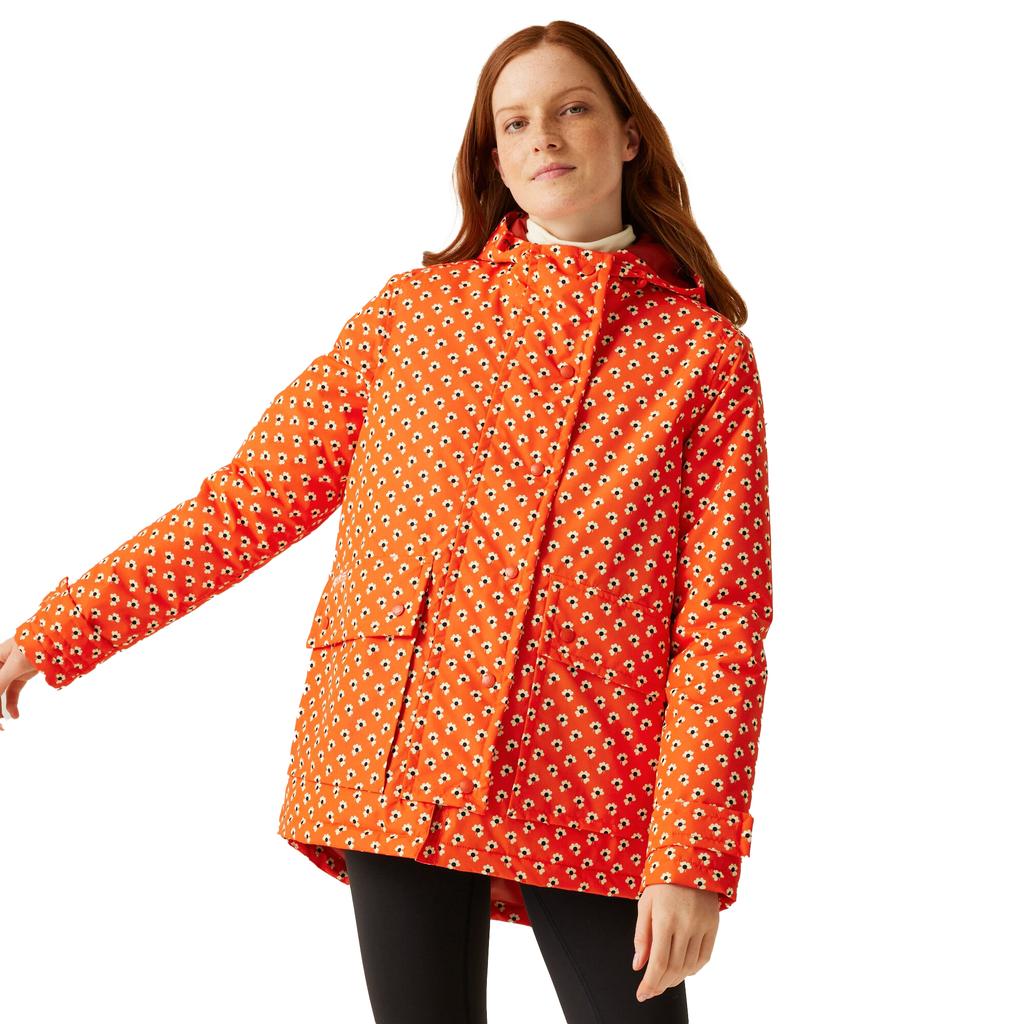 Regatta Chaqueta impermeable de largo medio Clover de Orla Kiely para mujer