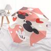 1pc Mickey Mouse,Minnie Mouse Automatic Folding Umbrella: Compact 8-Bone Design Cartoon Outdoor Travel Companion, Business Umbrella, Christm