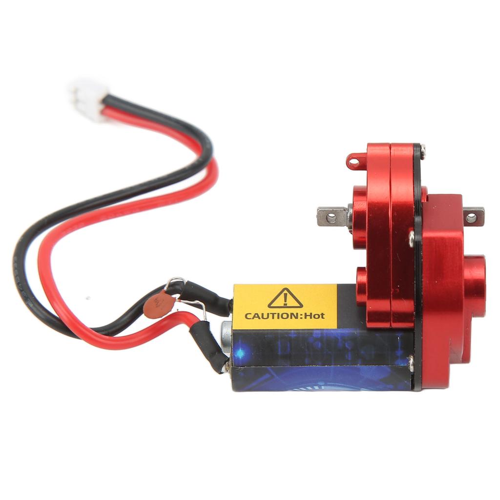 Hobbyfans Transmission Case Gear Box with 66T Brushed Motor Aluminum Alloy RC Parts for Axial SCX24