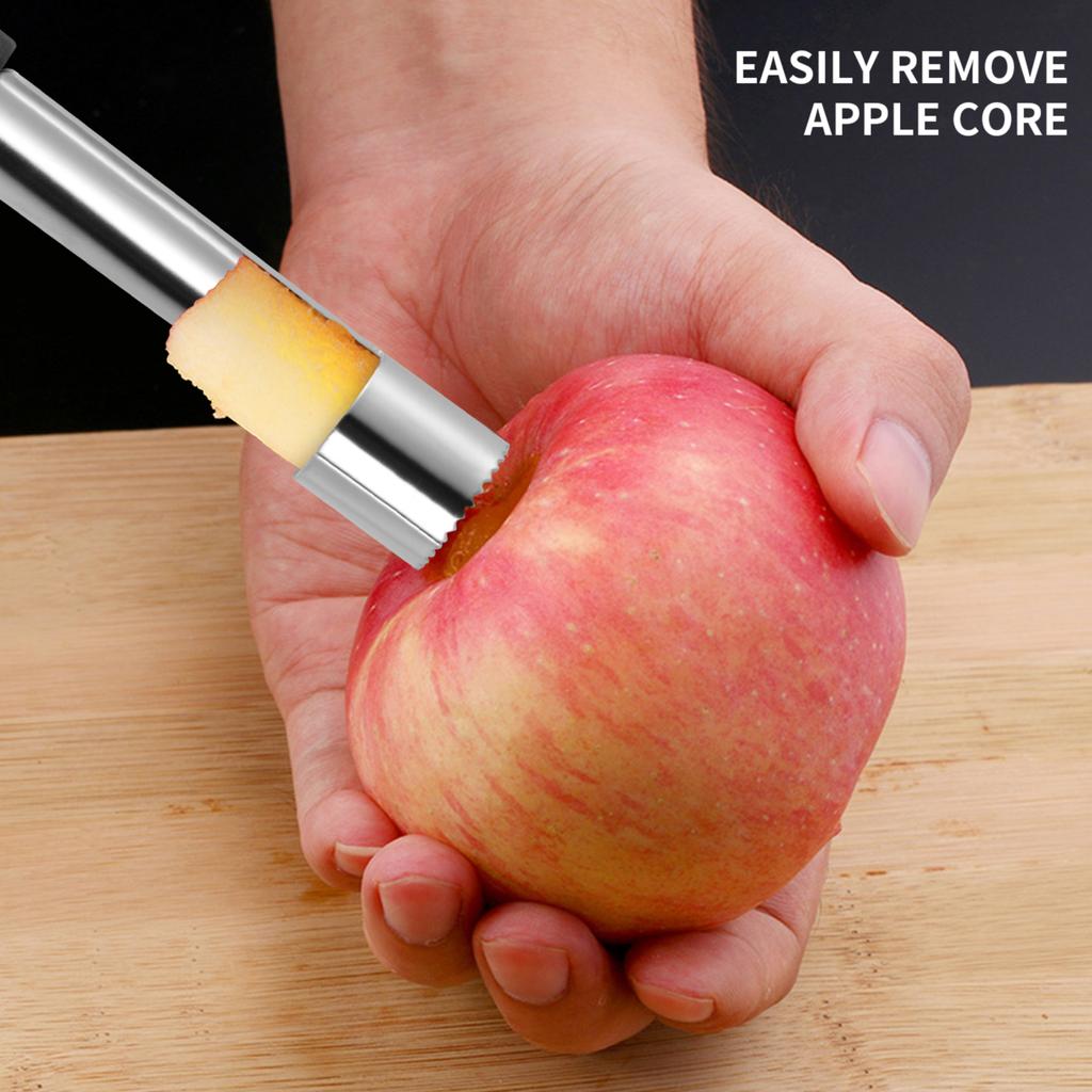 Stainless Steel Core Remover Fruit Vegetable Seeder Red Dates Pear Pip Corer Easy Twist Household Supplies Tools