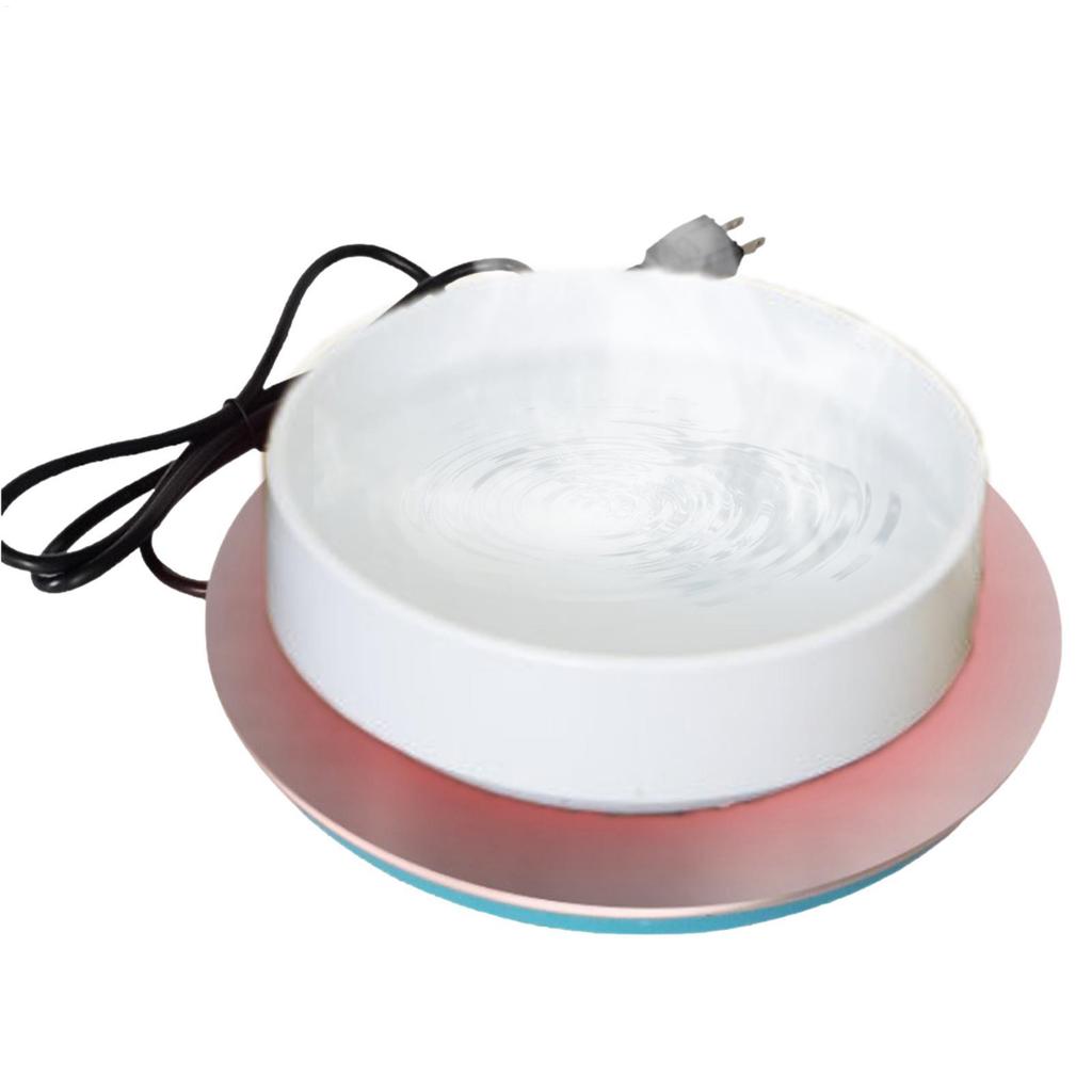 Poultry Water Heater Warmer Base Poultry Waterer Drinker Heated Base with Thermostat for Winter Chicken Coop