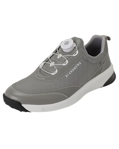 St. Andrews Men s Golf Shoes (Spike Dial) - Gray (Size 020) - 042-5992301