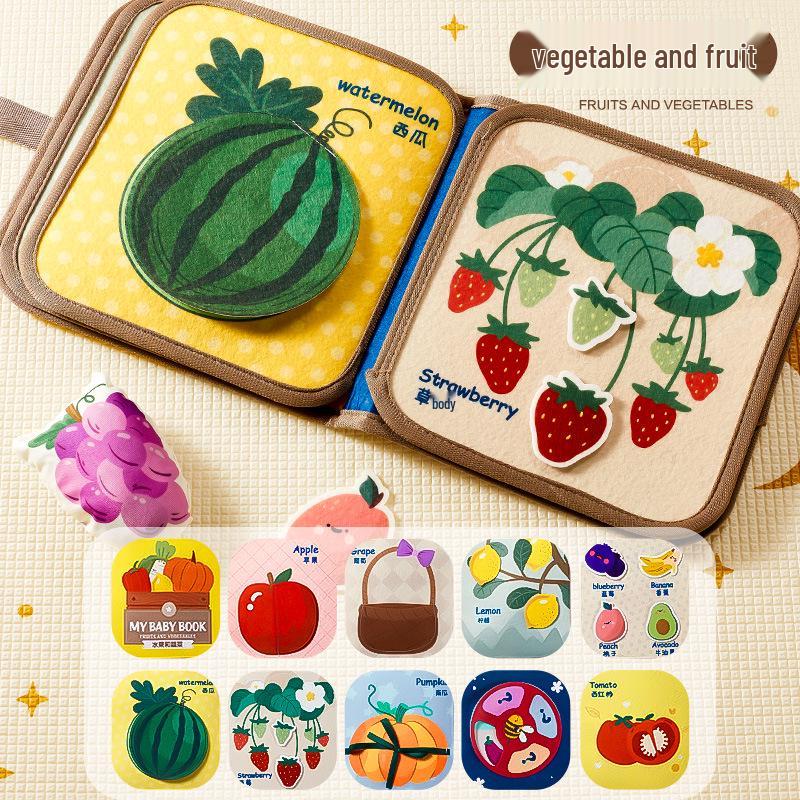 Baby Tear-Resistant Cloth Book: Early Learning & Quiet Activity Toy