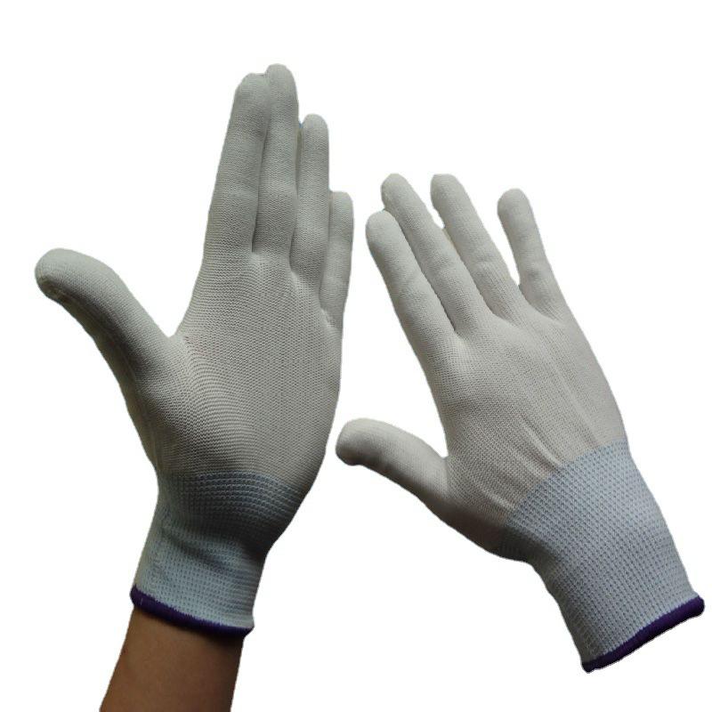 Thin Nylon Black Gloves