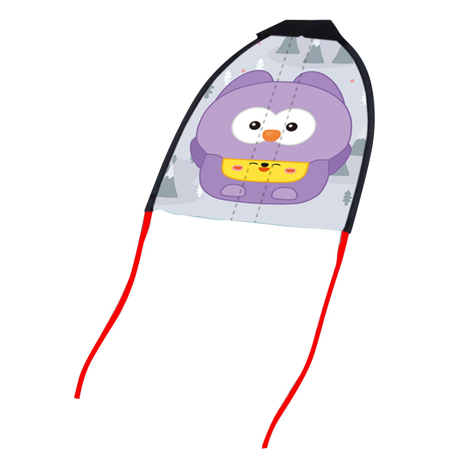 Neoglint Unisex Kids Catapult Kite Children S Rubber Band Elastic Gliding Small Kite Outdoor Sports Toy Kite Owl