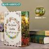 Tonecheer Book Nook 3D DIY Miniature Dollhouse Wooden Bookshelf Handmade Puzzle