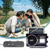 Digital Display MP3 Player Solar Radio Plastic Pocket Radio Player  Camping Gadget