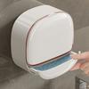 Soap Holder Dish Shower, Bar Soap Holder with Drainage, Self Draining Soap Holder, Wall Mounted Soap Box Tray Container for Bathroom