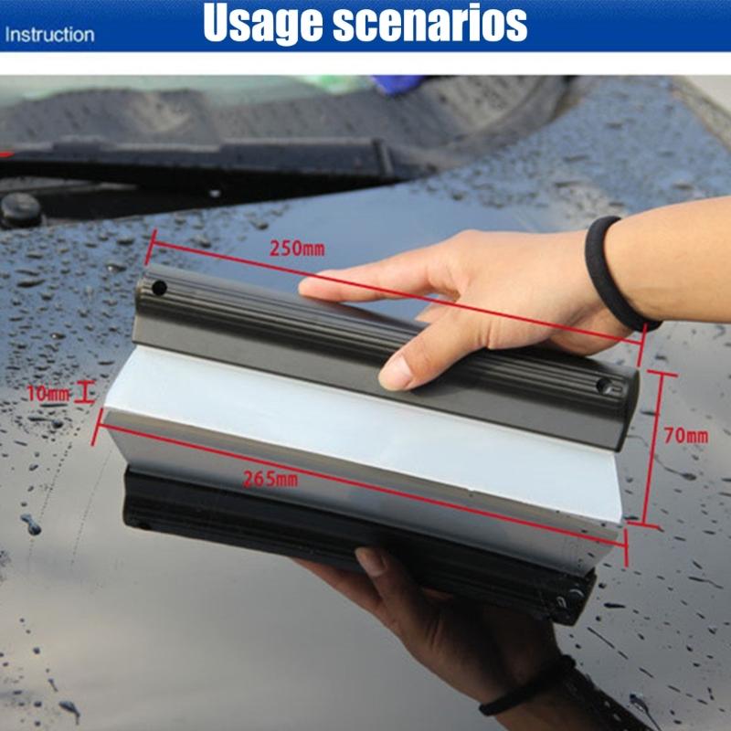 Auto Window Scraper Squeegee Featuring High Elasticity Silicone Blade Suitable For Quick Water Dust Removal On Vehicles
