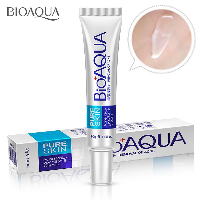 BIOAQUA Acne Treatment Cream Oil Control Shrink Pores Face Care Cream 30g