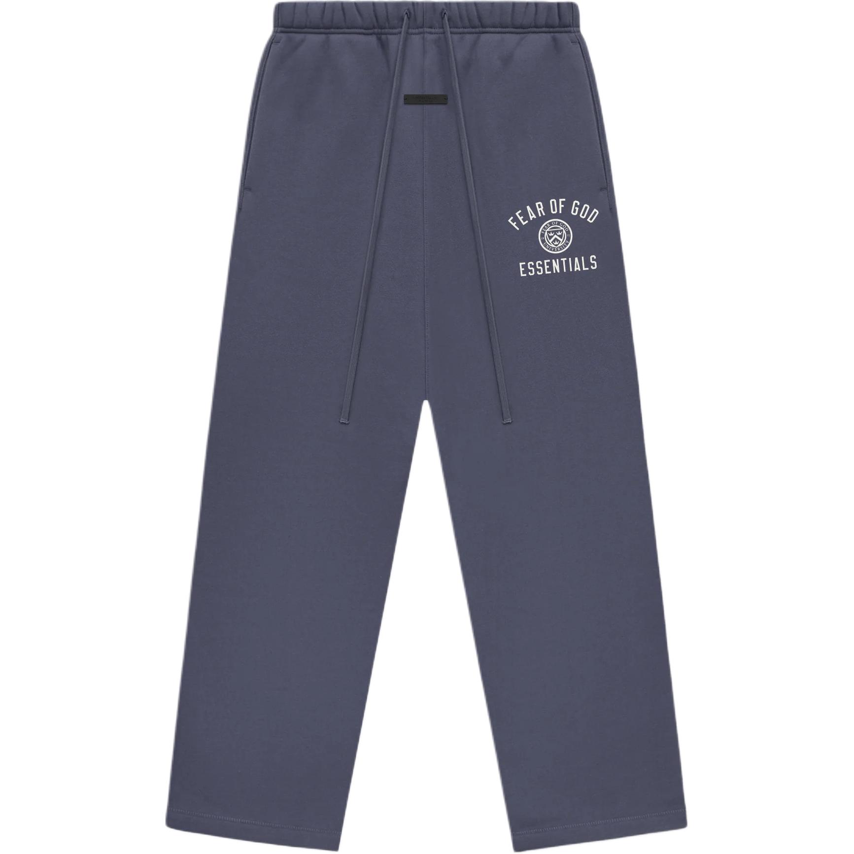

Fear of God Essentials Флис Свободные Спортивные Штаны Морской Мужские Низ Синий 130HO244324F XS
