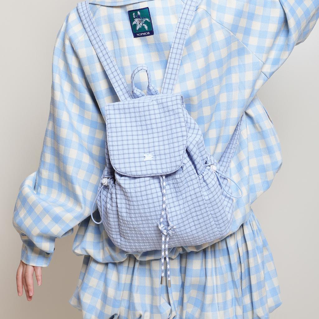 A Korean-style Niche Design Drawstring Backpack for Women, A Travel and Leisure Schoolbag