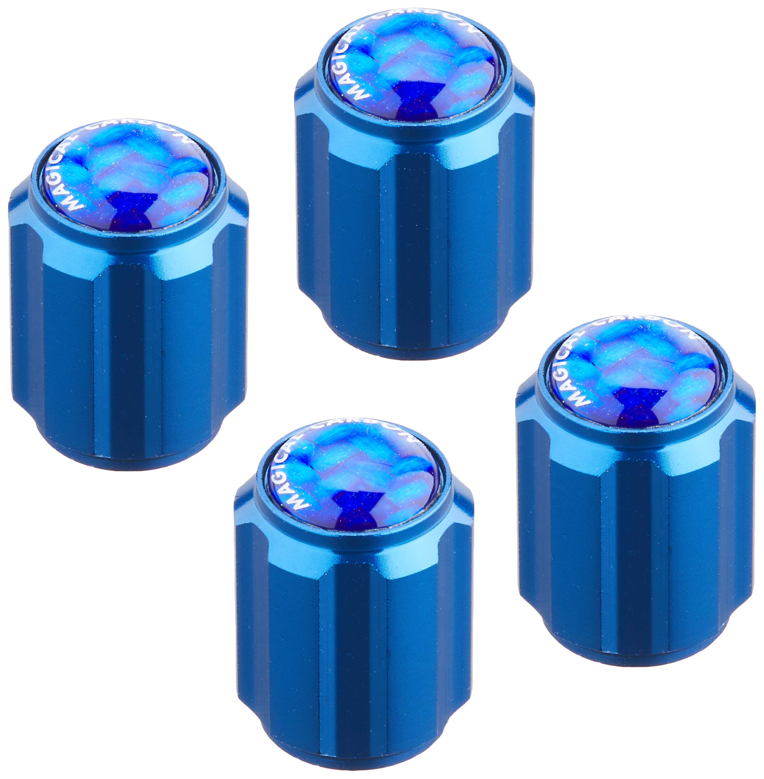 

HASEPRO CAV-2B Магический Карбон Колпачок Воздушного Клапана, Синий/Синий, 4 Штуки