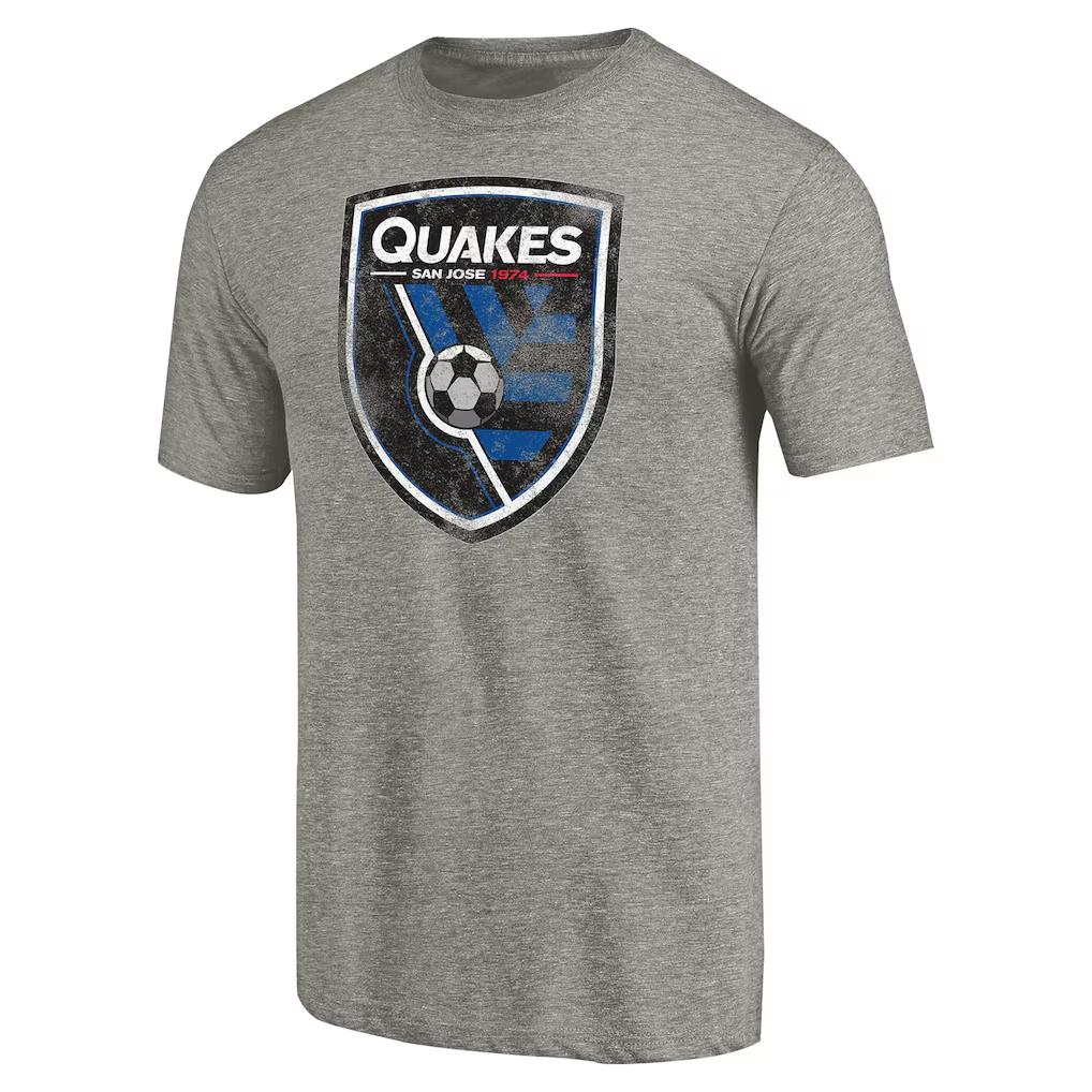 

San Jose Earthquakes Gray Casual Tshirt Luxury Brand Unisex Top M
