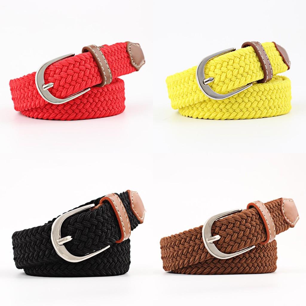 Fashionable Elastic Canvas Belt For Youth Students With Comfortable Fit And Unique Colors