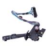 Steering Column Combination Lever Assembly 26090822 with ABS Housing, Multicolor Wire Harness, Rectangular Harness Connection, and Turn Signal,