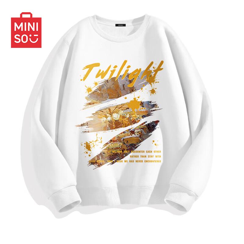 MINISO Men's Premium Heavyweight Loose-Fit Sweatshirt