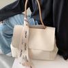 Large Capacity Women's Designer Luxury Tote Bag Pu Leather Shoulder Crossbody Bag for Women Fashion with Ribbons Bags and Bags