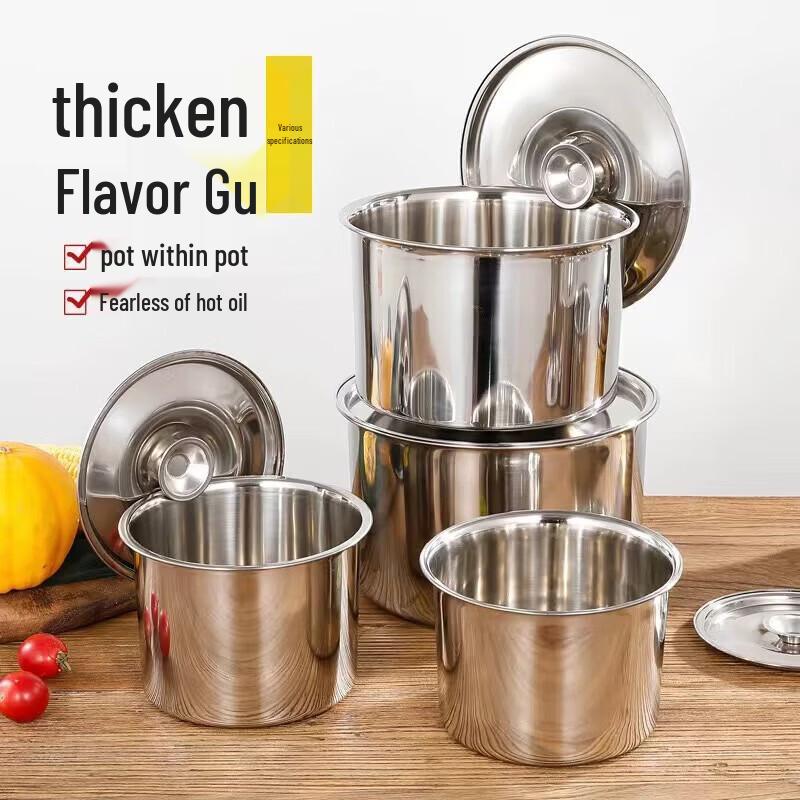 Debo 12CM Stainless Steel Condiment Pot with Lid